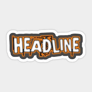 Headline Sticker